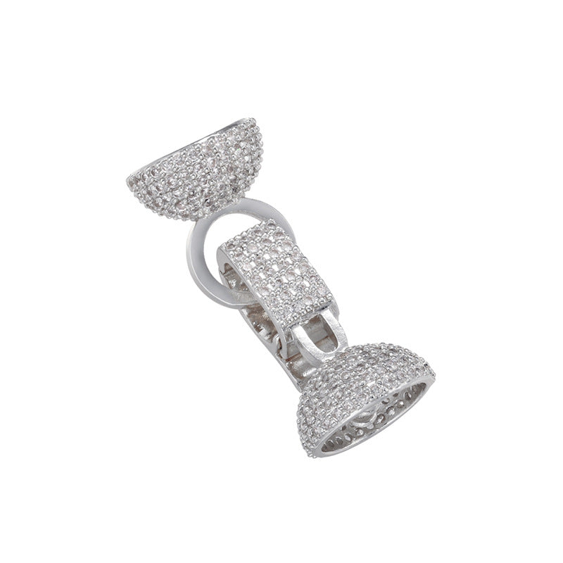 5pcs/lot CZ Paved Clasps for Bracelets & Necklaces Making Style 8 Accessories Charms Beads Beyond