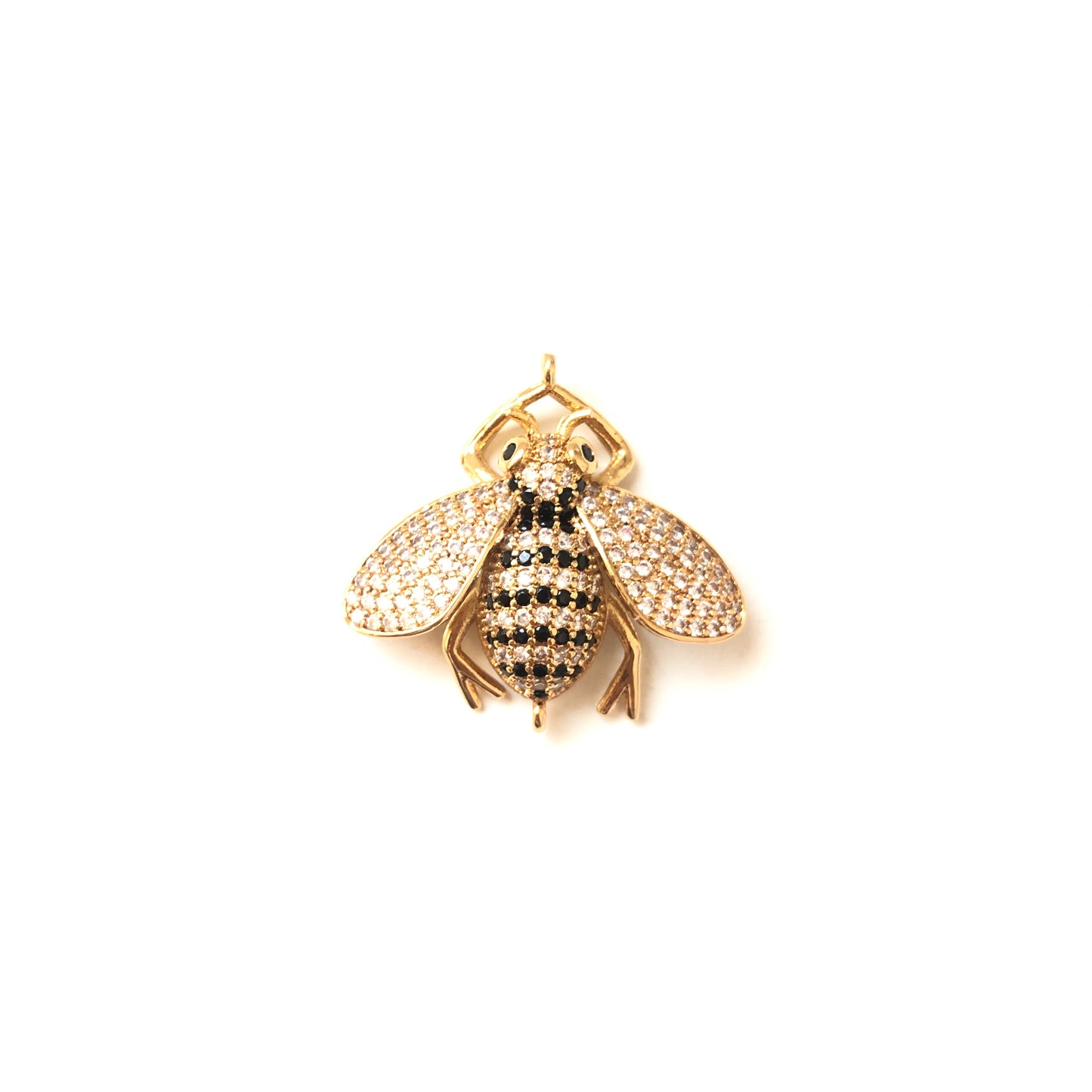 10pcs/lot 29*27mm CZ Paved Bug Connectors CZ Paved Connectors Animal Spacers Charms Beads Beyond