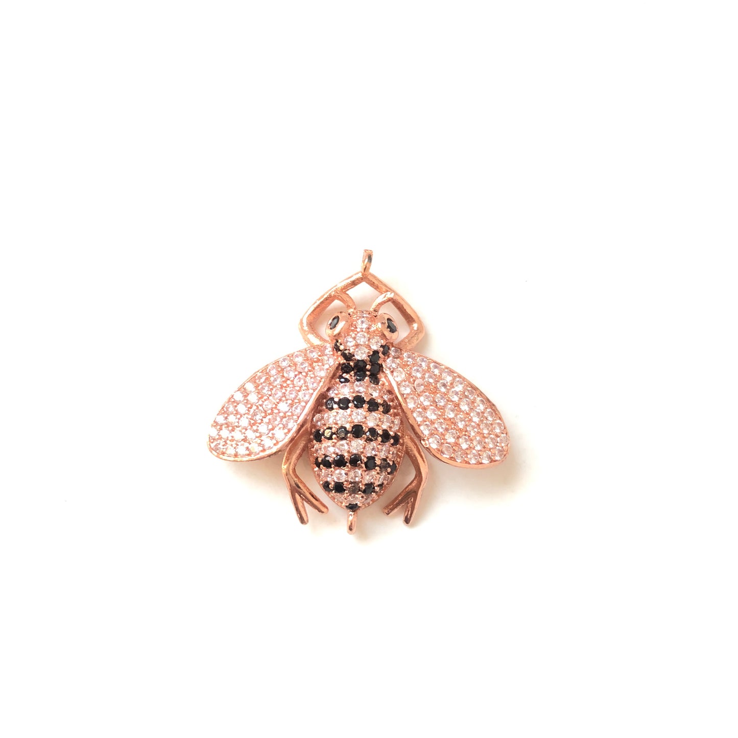 10pcs/lot 29*27mm CZ Paved Bug Connectors CZ Paved Connectors Animal Spacers Charms Beads Beyond