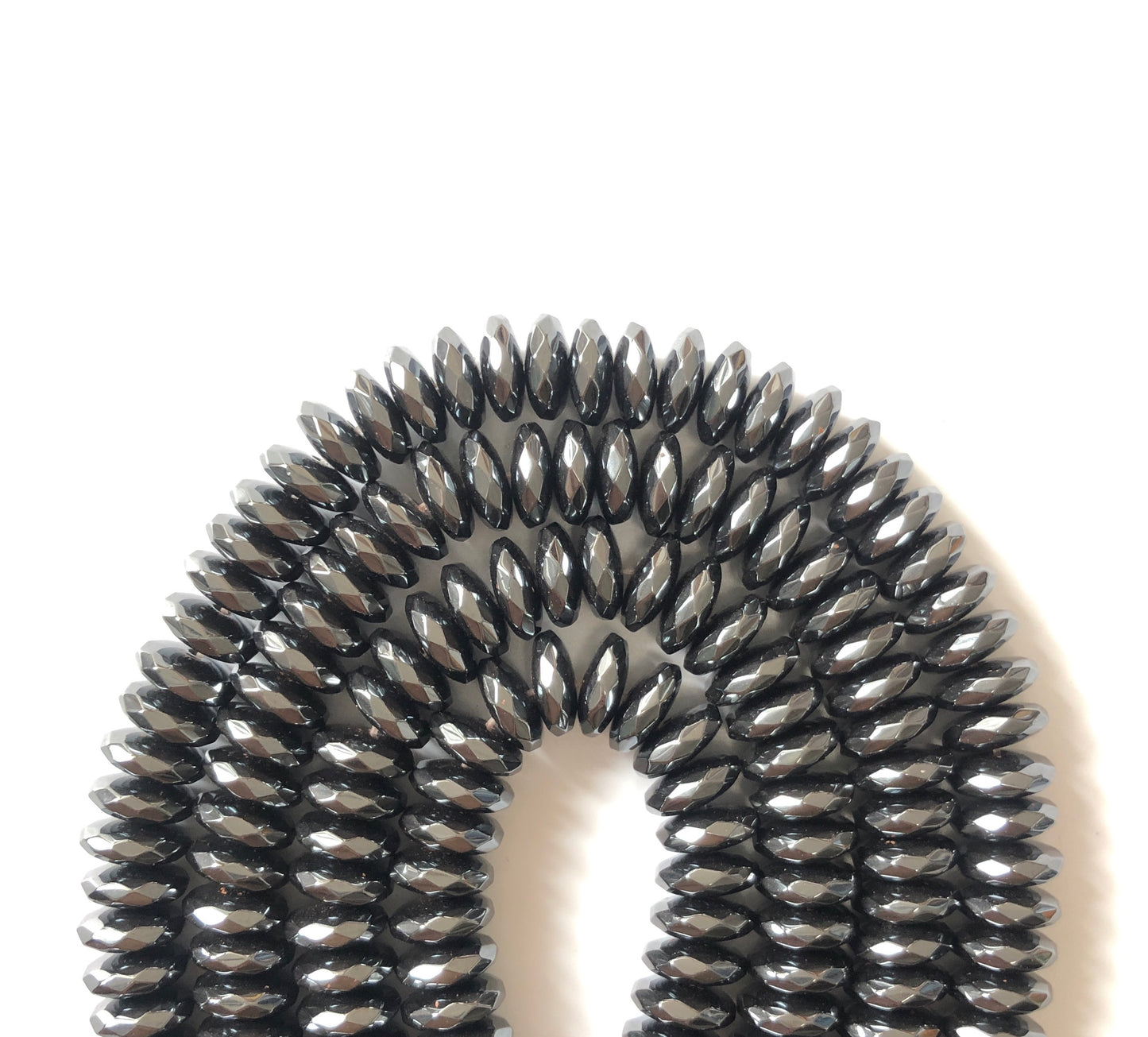 2 Strands/lot 4mm-10mm Gunmetal Flat Faceted Hematite Stone Beads Stone Beads 6mm Stone Beads 8mm Stone Beads Hematite Beads Charms Beads Beyond