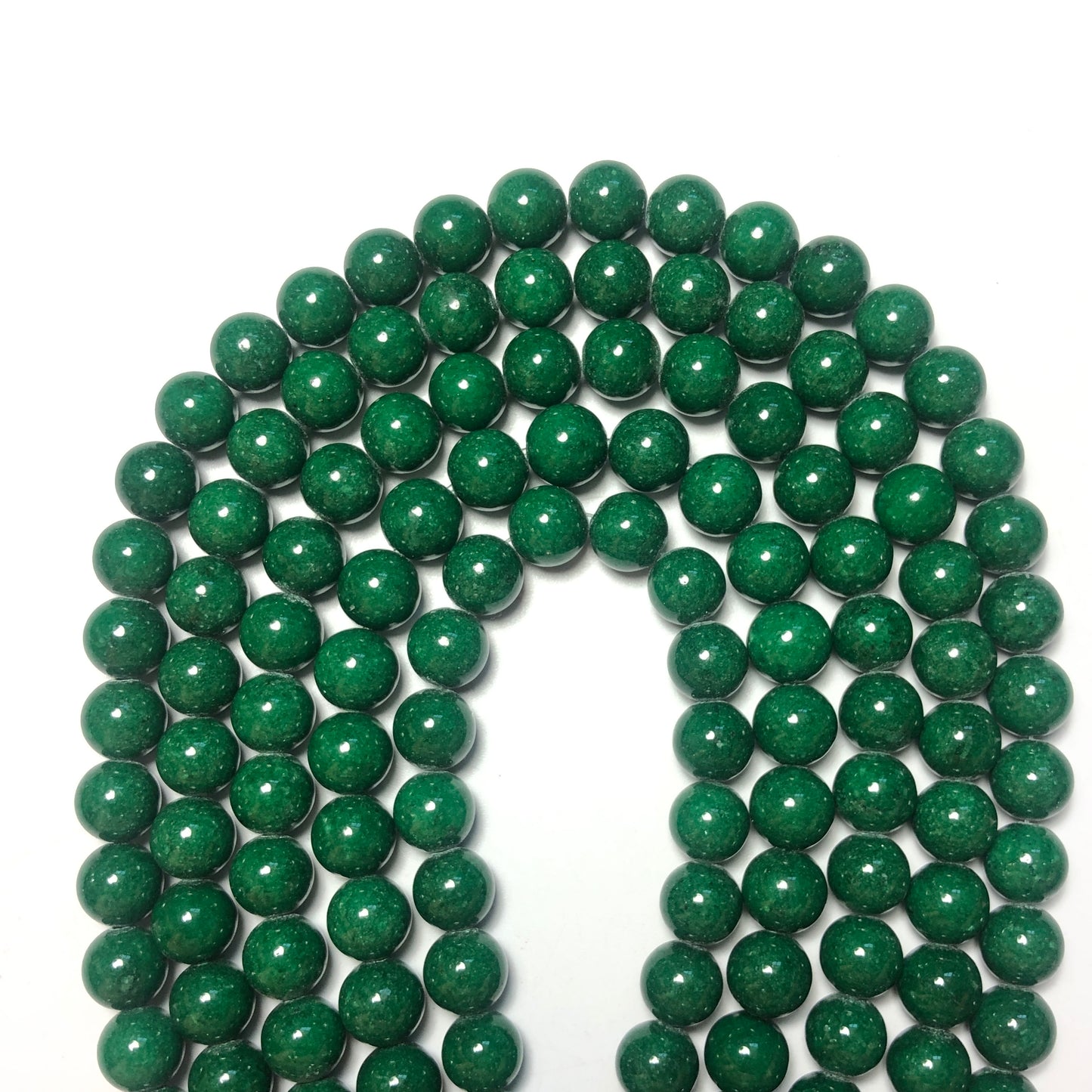 2 Strands/lot 8mm, 10mm Green Jade Round Stone Beads Stone Beads 8mm Stone Beads Round Jade Beads Charms Beads Beyond