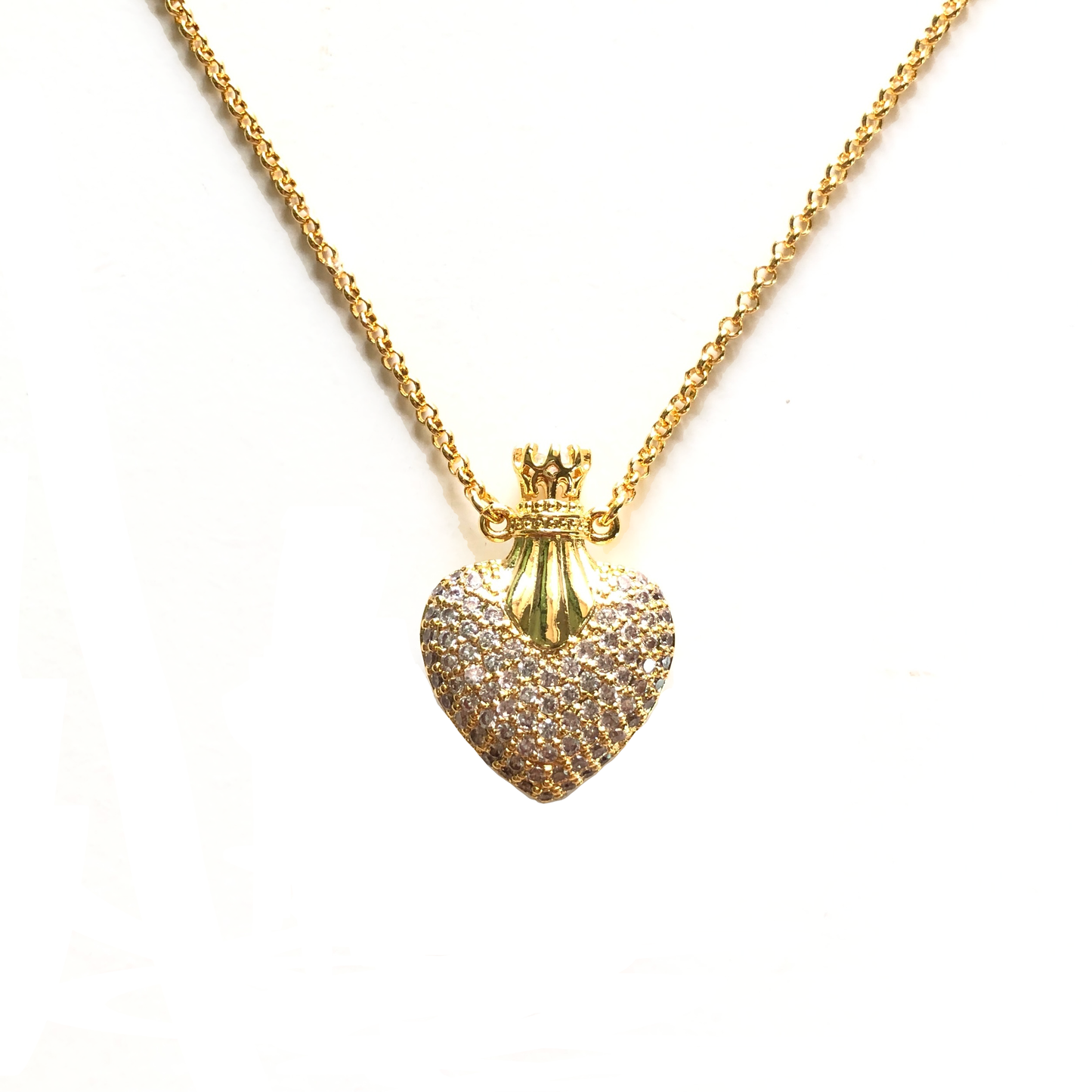 5pcs/lot 27*20mm CZ Paved Perfume Necklace Necklaces Charms Beads Beyond