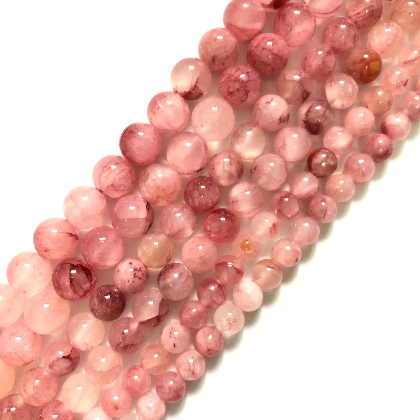 2 Strands/lot 8/10/12mm Cherry Jade Red Chalcedony Round Stone Beads Stone Beads 12mm Stone Beads 8mm Stone Beads New Beads Arrivals Persian Jade Beads Round Jade Beads Charms Beads Beyond