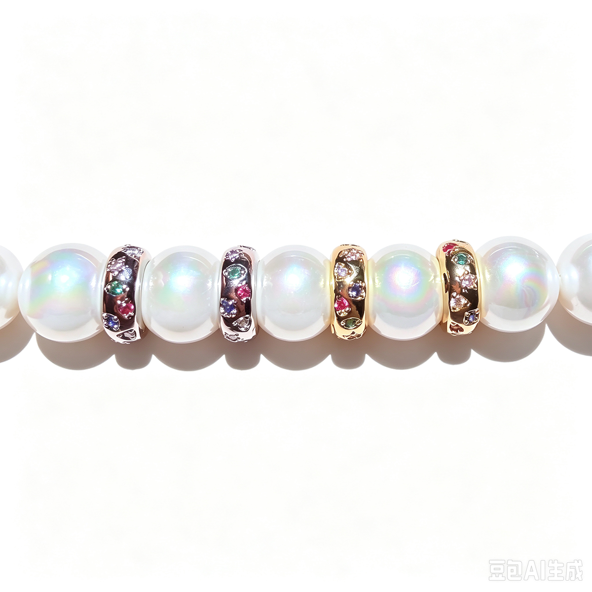 10-20-50pcs/lot 10*3.8mm Colorful CZ Paved Rondelle Wheel Spacers