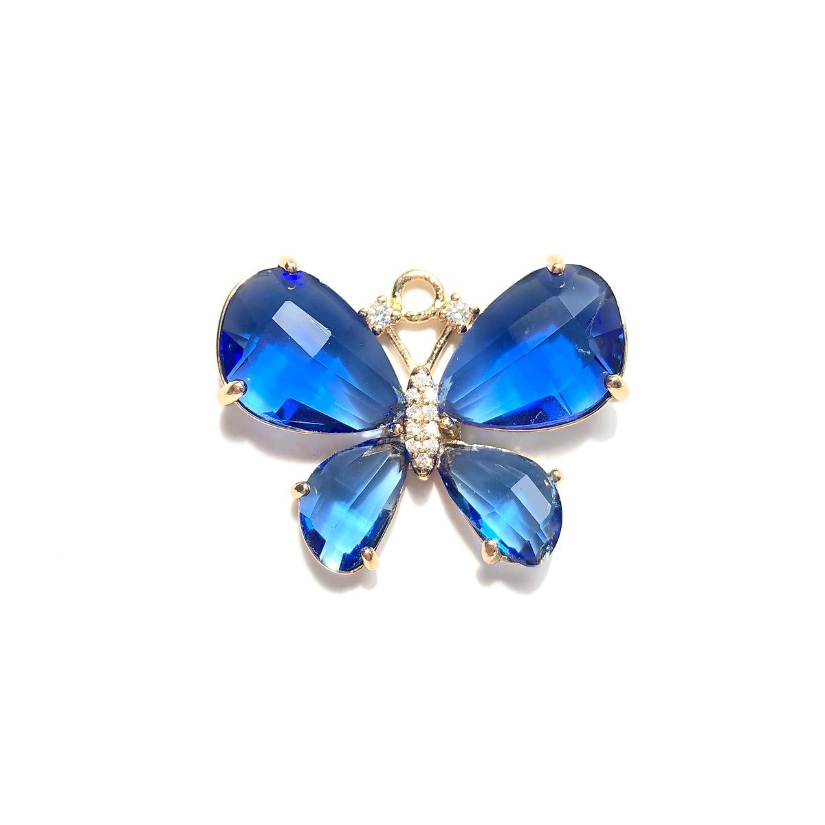 10pcs/lot 28.5*22mm Colorful Crystal Glass CZ Pave Butterfly Charms Blue CZ Paved Charms Butterflies Charms Beads Beyond