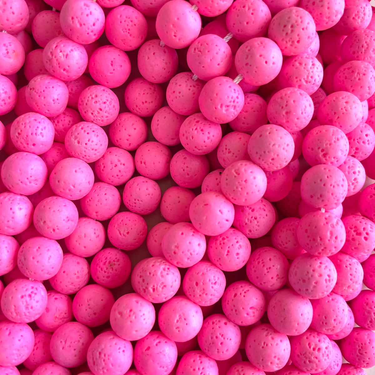 2 Strands/lot 10mm Hot Pink Fuchsia Lave Stone Round Beads Stone Beads Breast Cancer Awareness New Beads Arrivals Other Stone Beads Charms Beads Beyond