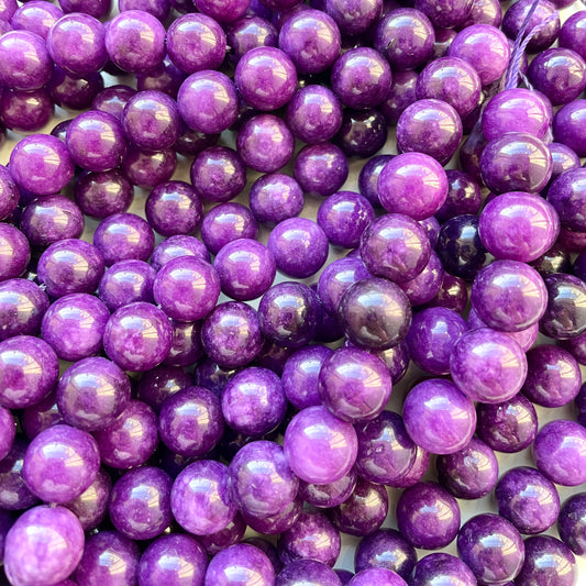 2 Strands/lot 10/12mm Purple Chalcedony Jade Round Stone Beads Stone Beads 12mm Stone Beads Mardi Gras New Beads Arrivals Other Stone Beads Charms Beads Beyond