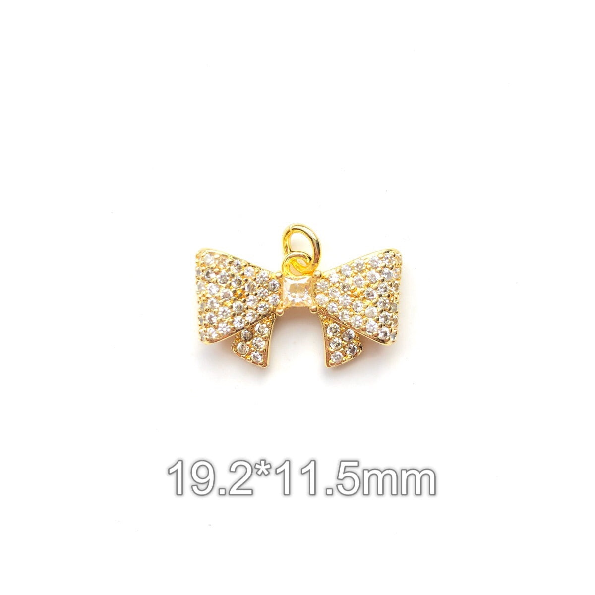 10pcs/lot Small Size CZ Paved Bow Bowknot Charms Style 1 CZ Paved Charms Bow Ties New Charms Arrivals Charms Beads Beyond