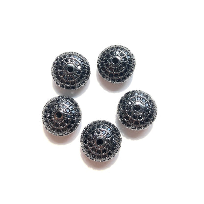10-20pcs/lot 10mm, 11.5mm, 13mm CZ Paved Wheel Spacers