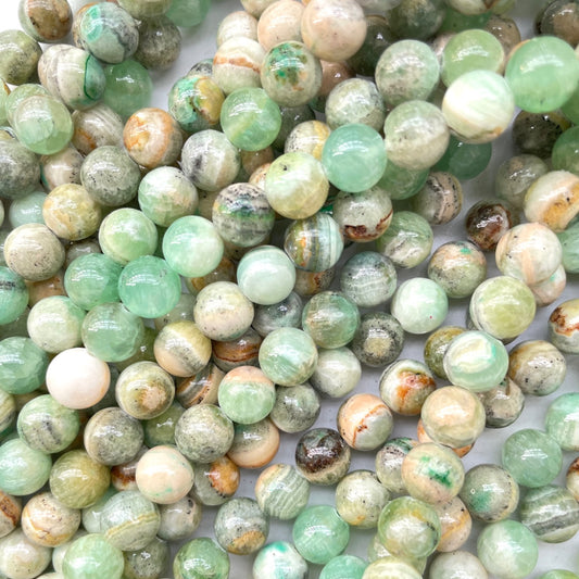 2 Strands/lot 8/10mm Green Natural Stone Round Beads Stone Beads 8mm Stone Beads New Beads Arrivals Other Stone Beads Charms Beads Beyond