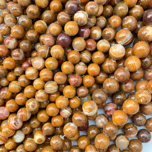 2 Strands/lot 8/10/12mm Brown Natural Stone Round Beads Stone Beads 12mm Stone Beads 8mm Stone Beads New Beads Arrivals Other Stone Beads Charms Beads Beyond