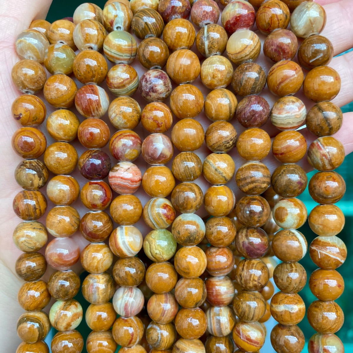2 Strands/lot 8/10/12mm Brown Natural Stone Round Beads Stone Beads 12mm Stone Beads 8mm Stone Beads New Beads Arrivals Other Stone Beads Charms Beads Beyond