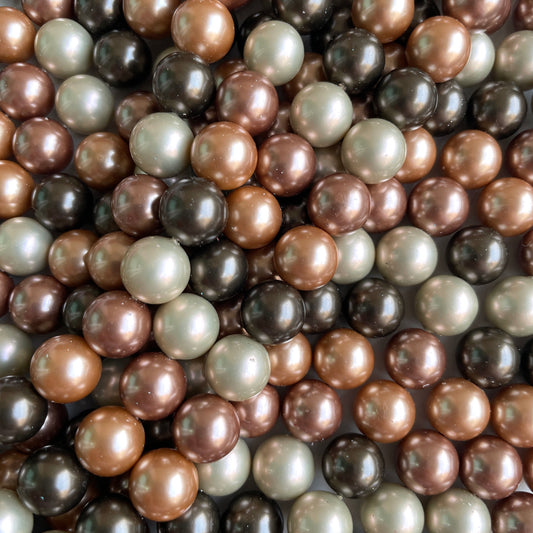 2 Strands/lot 10mm Multitcolor Round Pearls Pearls Charms Beads Beyond