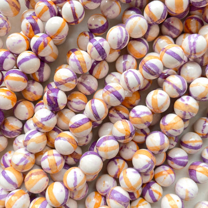 2 Strands/lot 10mm Colorful Rain Flower Jade Stone Beads Color 3 Stone Beads New Beads Arrivals Round Jade Beads Charms Beads Beyond