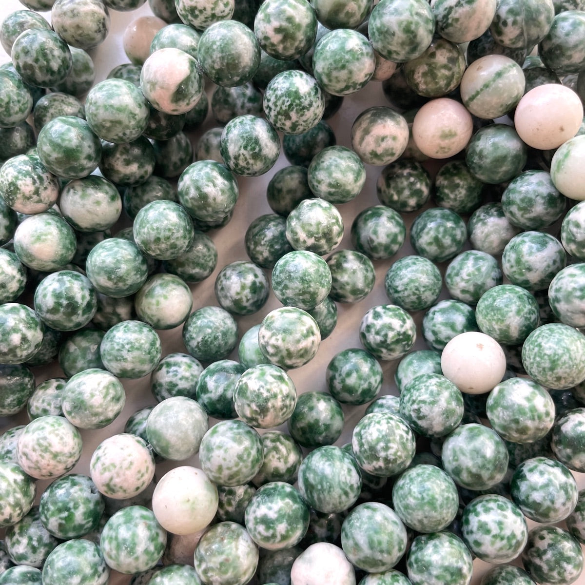2 Strands/lot 10mm Green Spot Jasper Stone Round Beads Stone Beads New Beads Arrivals Other Stone Beads Charms Beads Beyond