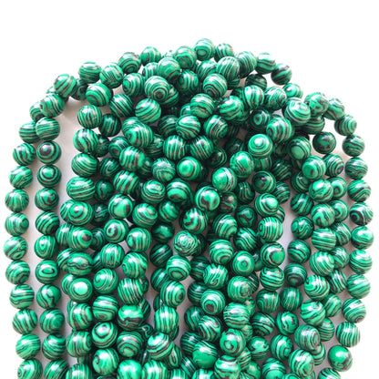 2 Strands/lot 10mm Colorful Malachite Round Beads-9 Colors Green Stone Beads New Beads Arrivals Other Stone Beads Charms Beads Beyond