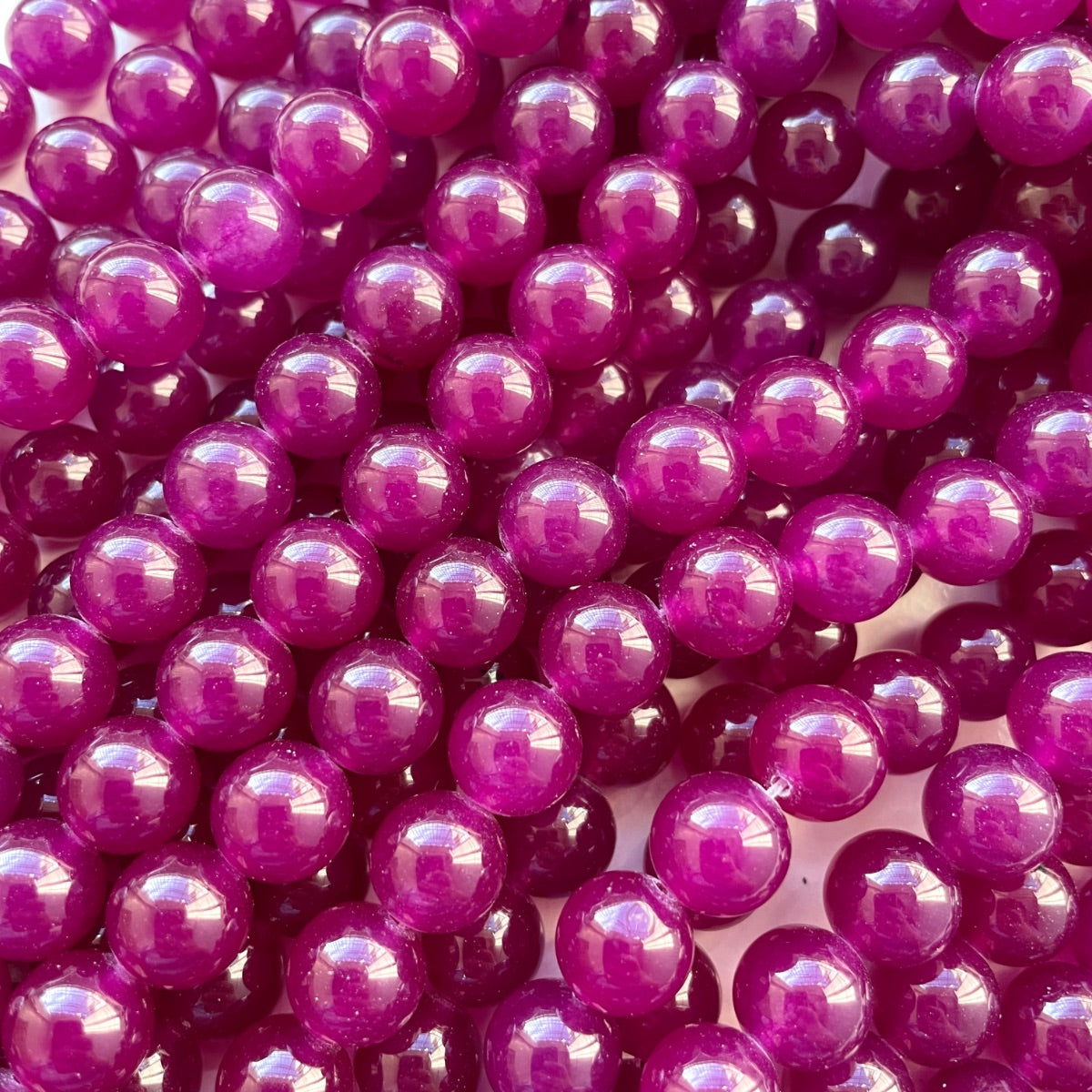 2 Strands/lot 10mm Colorful Candy Color Jade Stone Round Beads Purple Stone Beads New Beads Arrivals Round Jade Beads Charms Beads Beyond