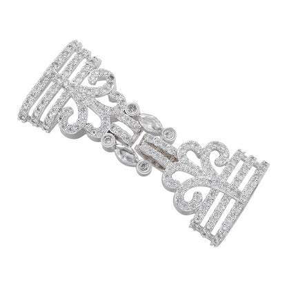 5pcs/lot Multi Styles CZ Paved Connectors for Bracelet & Necklace Style 12 CZ Paved Connectors Chain Charms Beads Beyond