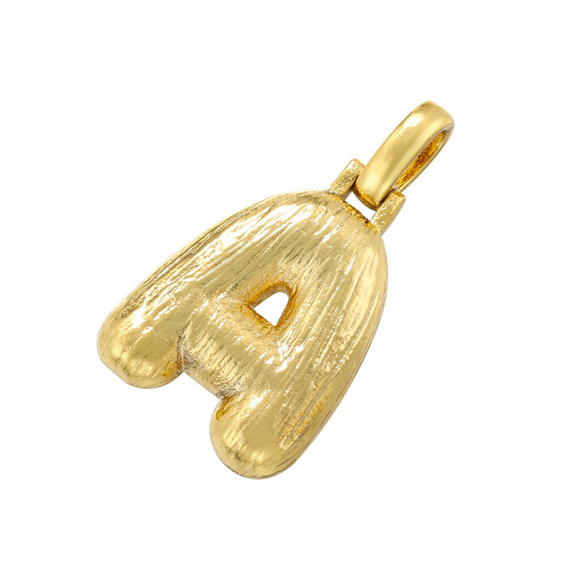 10-26pcs/lot 30*19mm CZ Paved Initial Letter Alphabet Charms-Gold, Silver