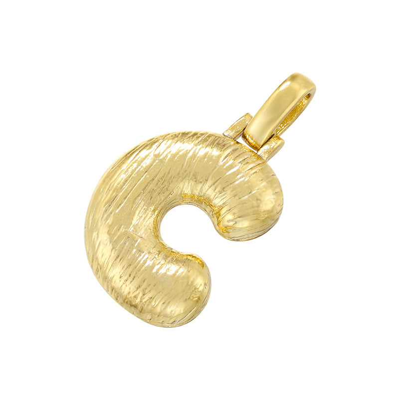 10-26pcs/lot 30*19mm CZ Paved Initial Letter Alphabet Charms-Gold, Silver