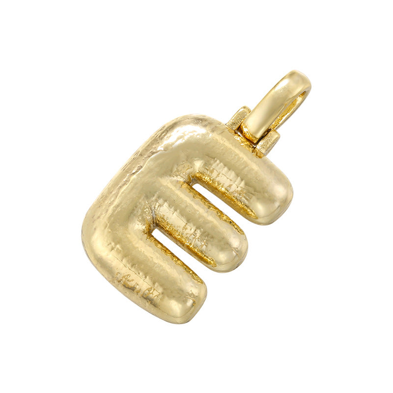 10-26pcs/lot 30*19mm CZ Paved Initial Letter Alphabet Charms-Gold, Silver