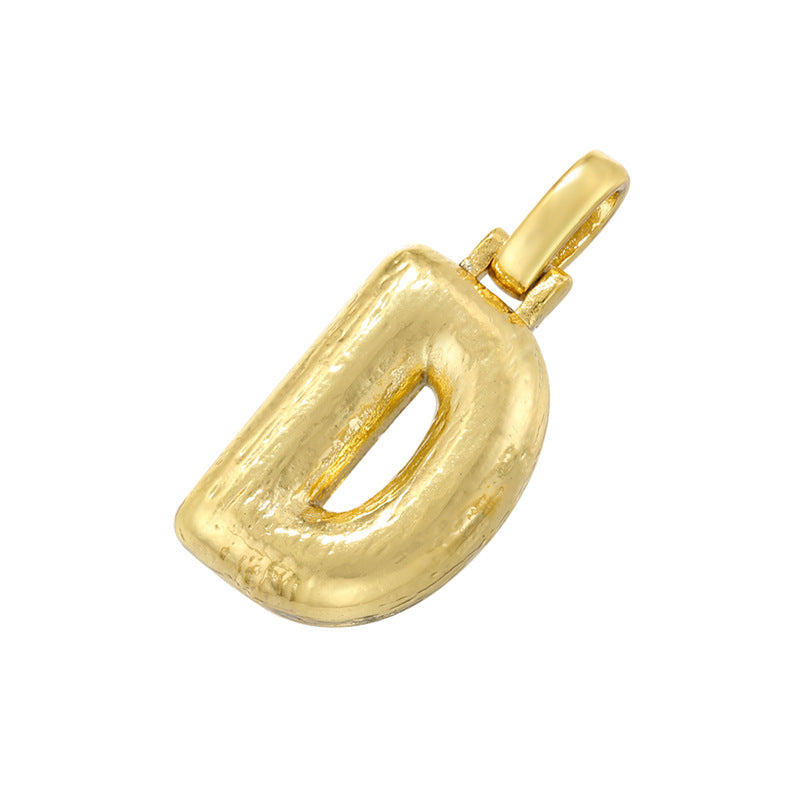 10-26pcs/lot 30*19mm CZ Paved Initial Letter Alphabet Charms-Gold, Silver