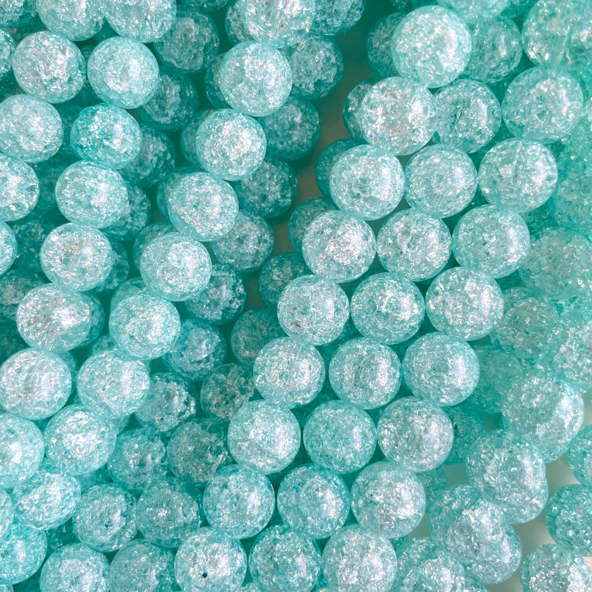 2 Strands/lot 10mm Colorful Popcorn Crystal Round Beads Mint Green Stone Beads New Beads Arrivals Other Stone Beads Charms Beads Beyond