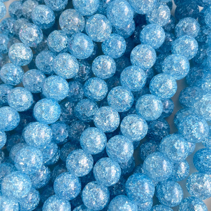 2 Strands/lot 10mm Colorful Popcorn Crystal Round Beads Blue Stone Beads New Beads Arrivals Other Stone Beads Charms Beads Beyond