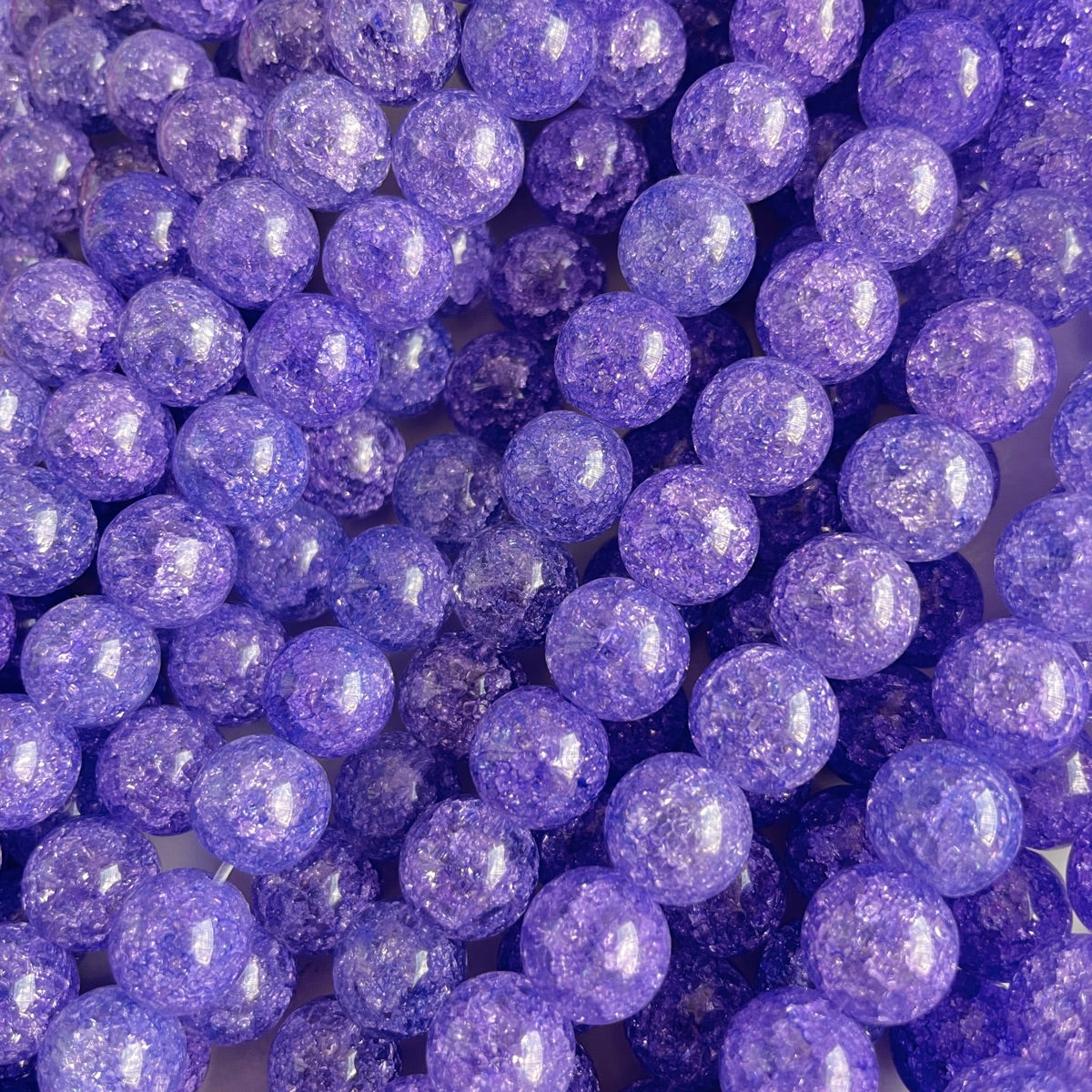 2 Strands/lot 10mm Colorful Popcorn Crystal Round Beads Purple Stone Beads New Beads Arrivals Other Stone Beads Charms Beads Beyond