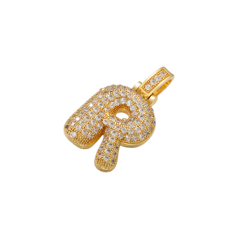 10-26pcs/lot 20*29mm CZ Paved Initial Letter Alphabet Charms-Gold Set CZ Paved Charms Initials & Numbers Charms Beads Beyond