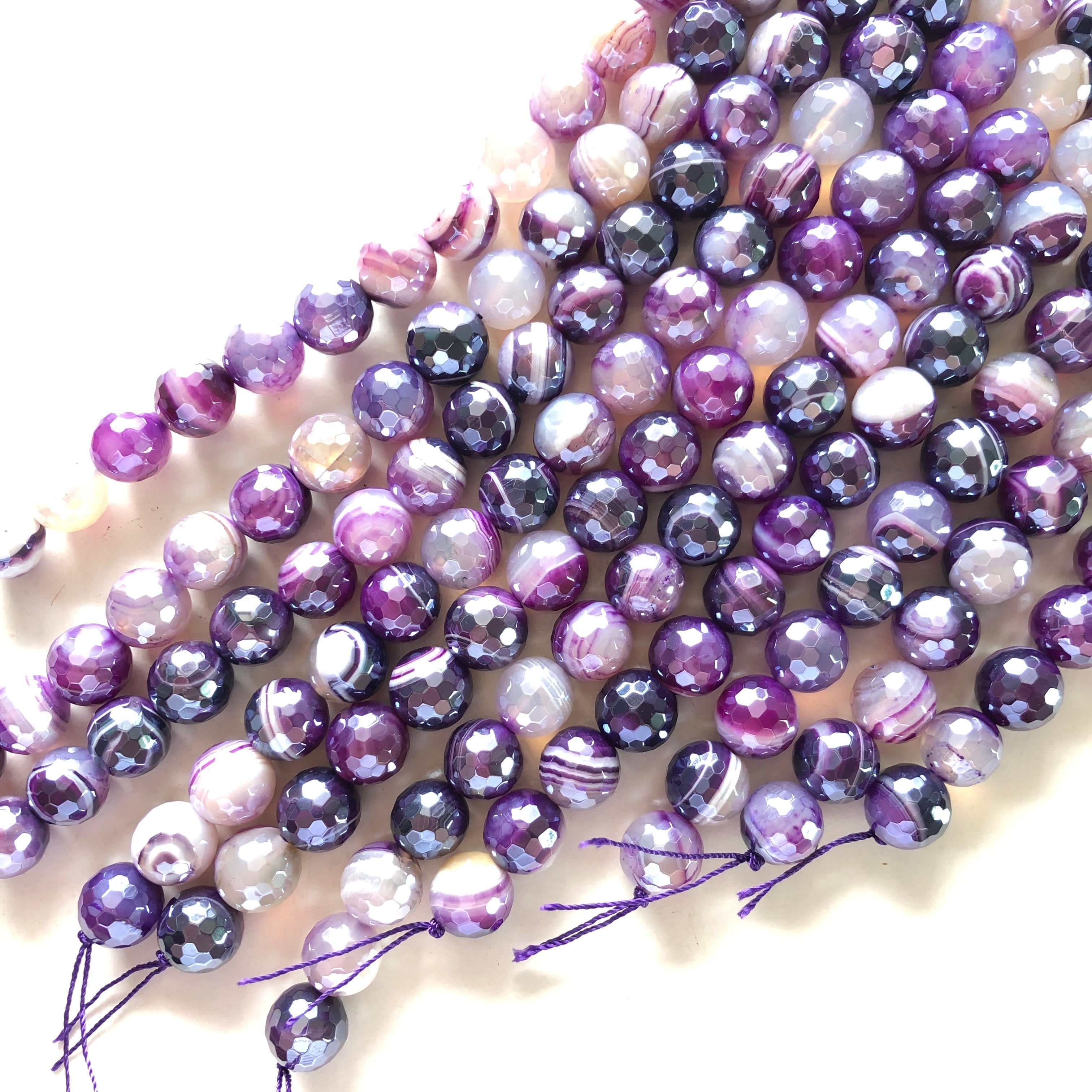 Purple on sale stone beads