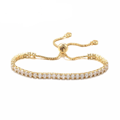 5pcs/lot 3mm Crystal Adjustable Bracelet Gold Women Bracelets Charms Beads Beyond