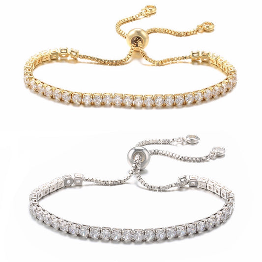 5pcs/lot 3mm Crystal Adjustable Bracelet Mix Colors Women Bracelets Charms Beads Beyond