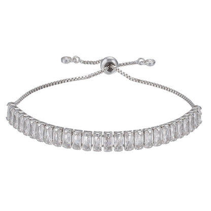 5pcs/lot 7mm Clear CZ Gold & Silver Adjustable Bracelet for Women Silver Women Bracelets Charms Beads Beyond