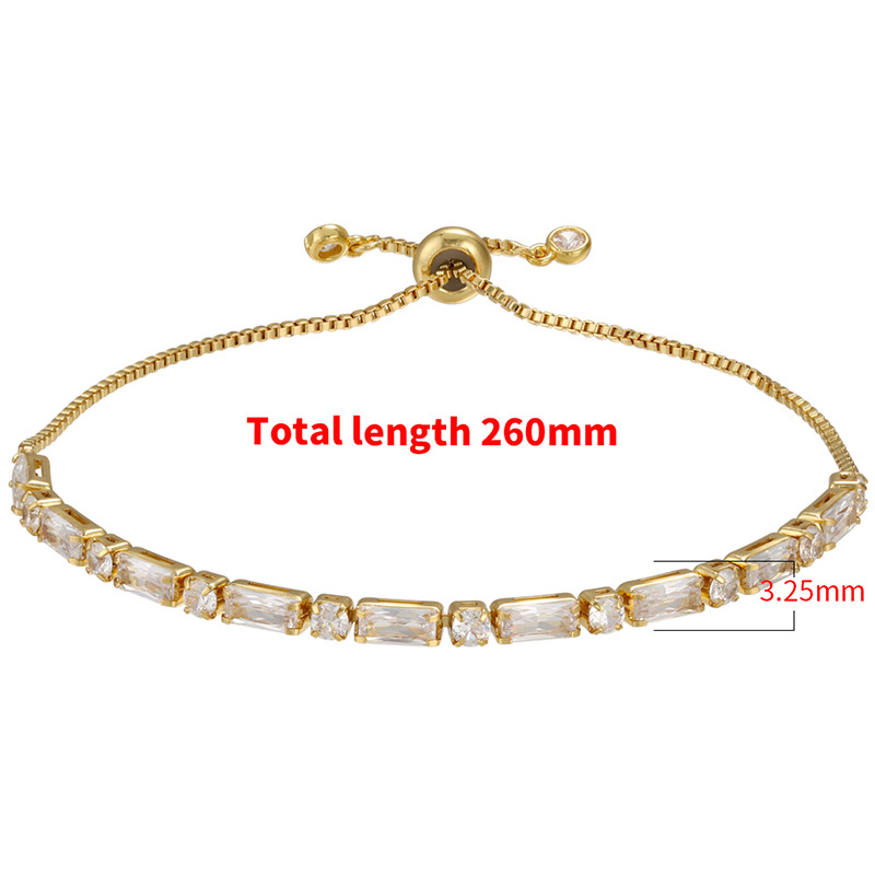 5pcs/lot Gold Silver 3mm CZ Pave Adjustable Bracelets for Women Women Bracelets Charms Beads Beyond