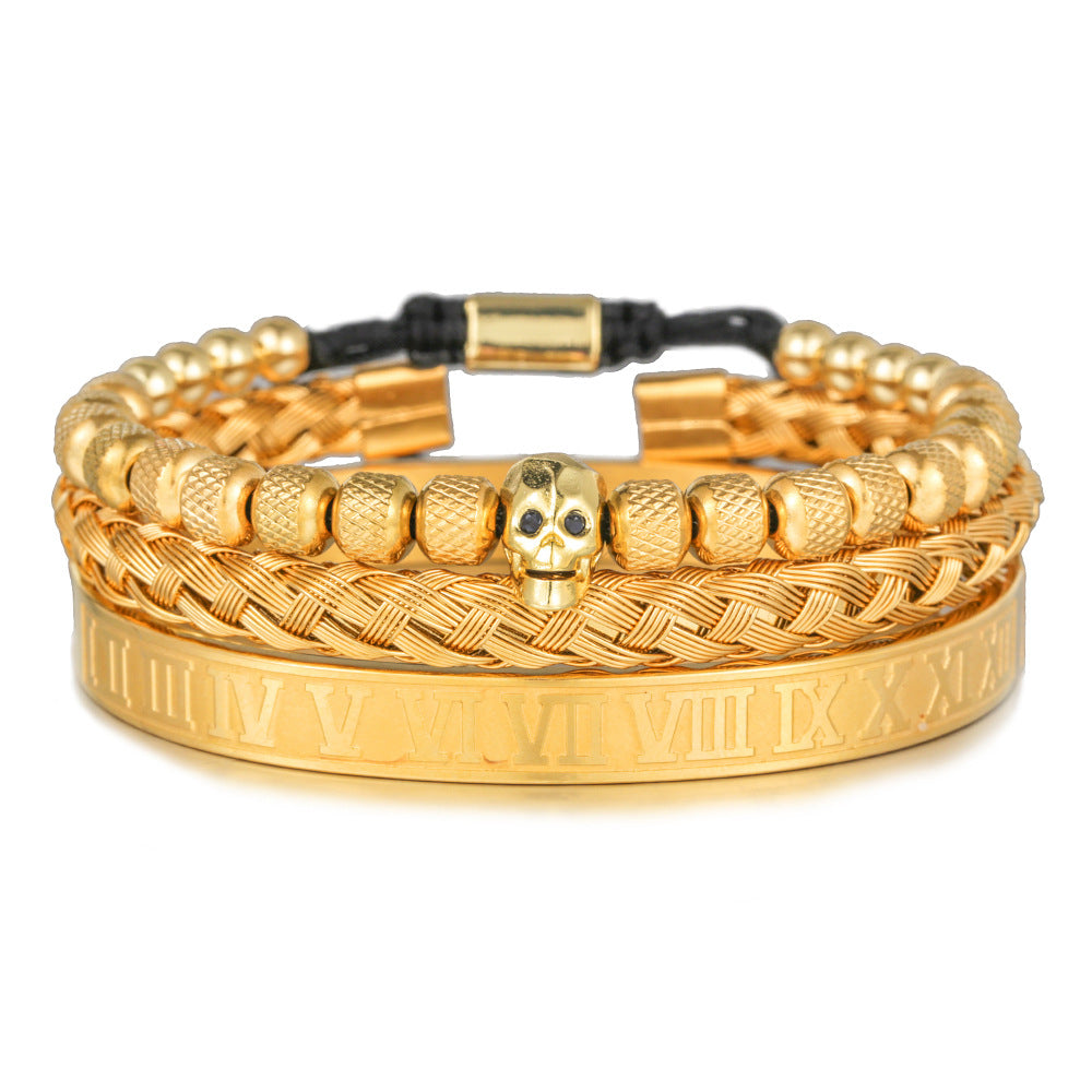 Cfc Stretch Bracelet Gold Skull Charm New Without Tag | eBay