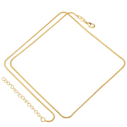 10pcs/lot 22inch Gold Plated Chain Necklaces Chain Necklaces Charms Beads Beyond