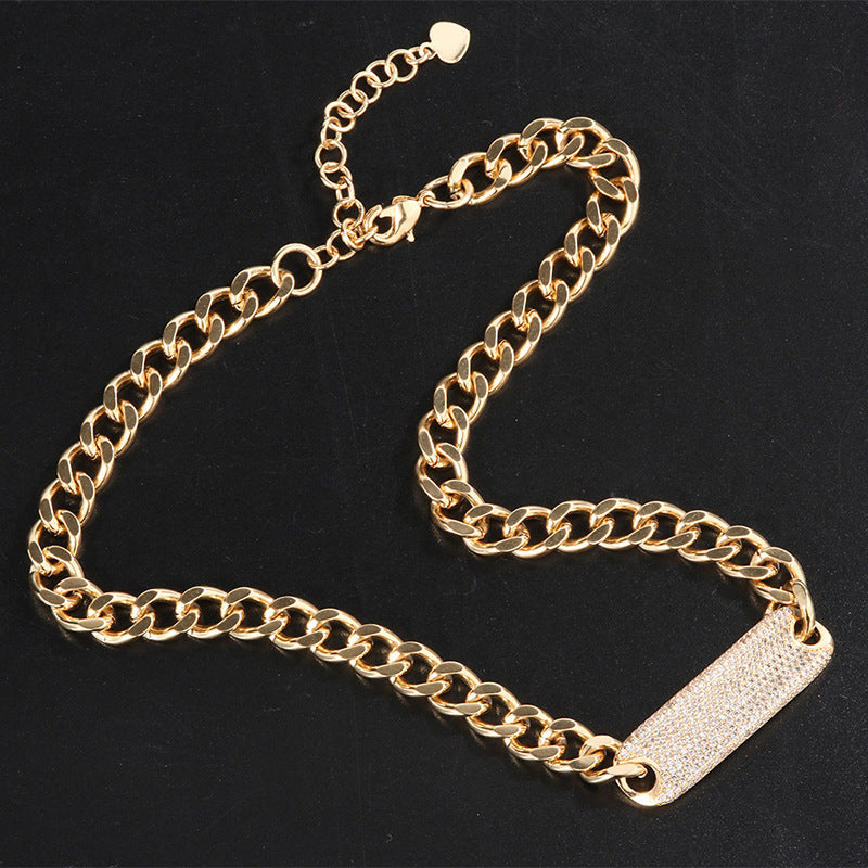 2pcs/lot Clear CZ Paved Chain Bracelet + Necklaces Set Women Bracelets Charms Beads Beyond