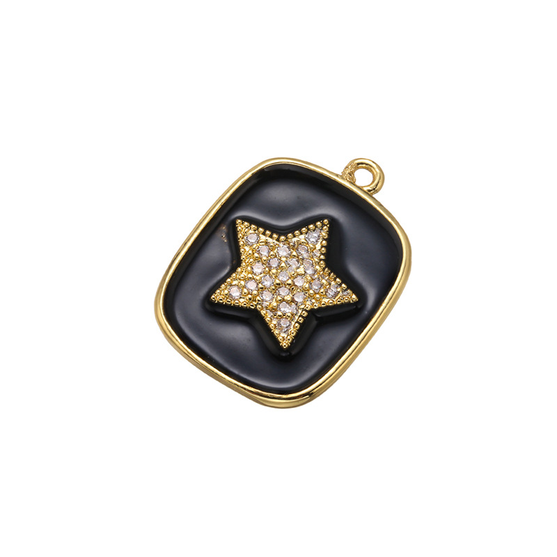 10pcs/lot 21*16mm Enamel Star Charm for Bracelet & Necklace Making Enamel Charms Charms Beads Beyond