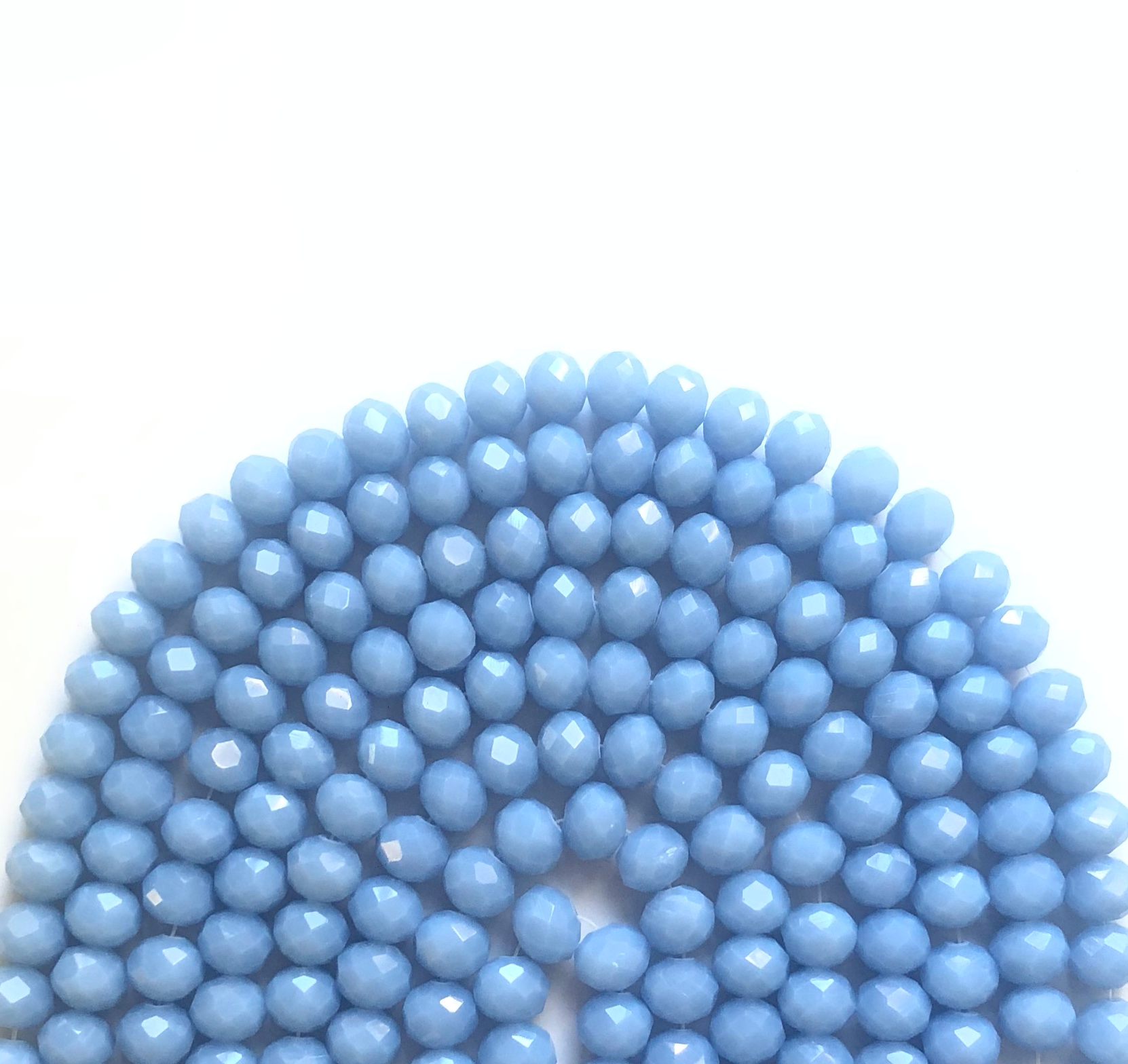 2 Strands/lot 10mm Blue Faceted Glass Beads Blue Glass Beads Faceted Glass Beads Charms Beads Beyond