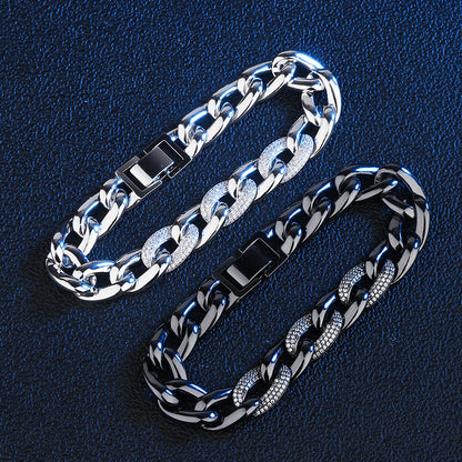 3pcs/lot CZ Pave Chain Link Bracelet Women Bracelets Charms Beads Beyond