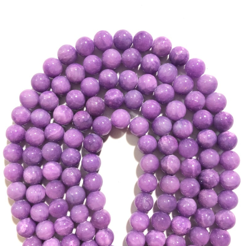 2 Strands/lot 10mm Mardi Gras Color Yellow Green Purple Jade Round Stone Beads 2 Strands Purple Stone Beads Mardi Gras New Beads Arrivals Round Jade Beads Charms Beads Beyond