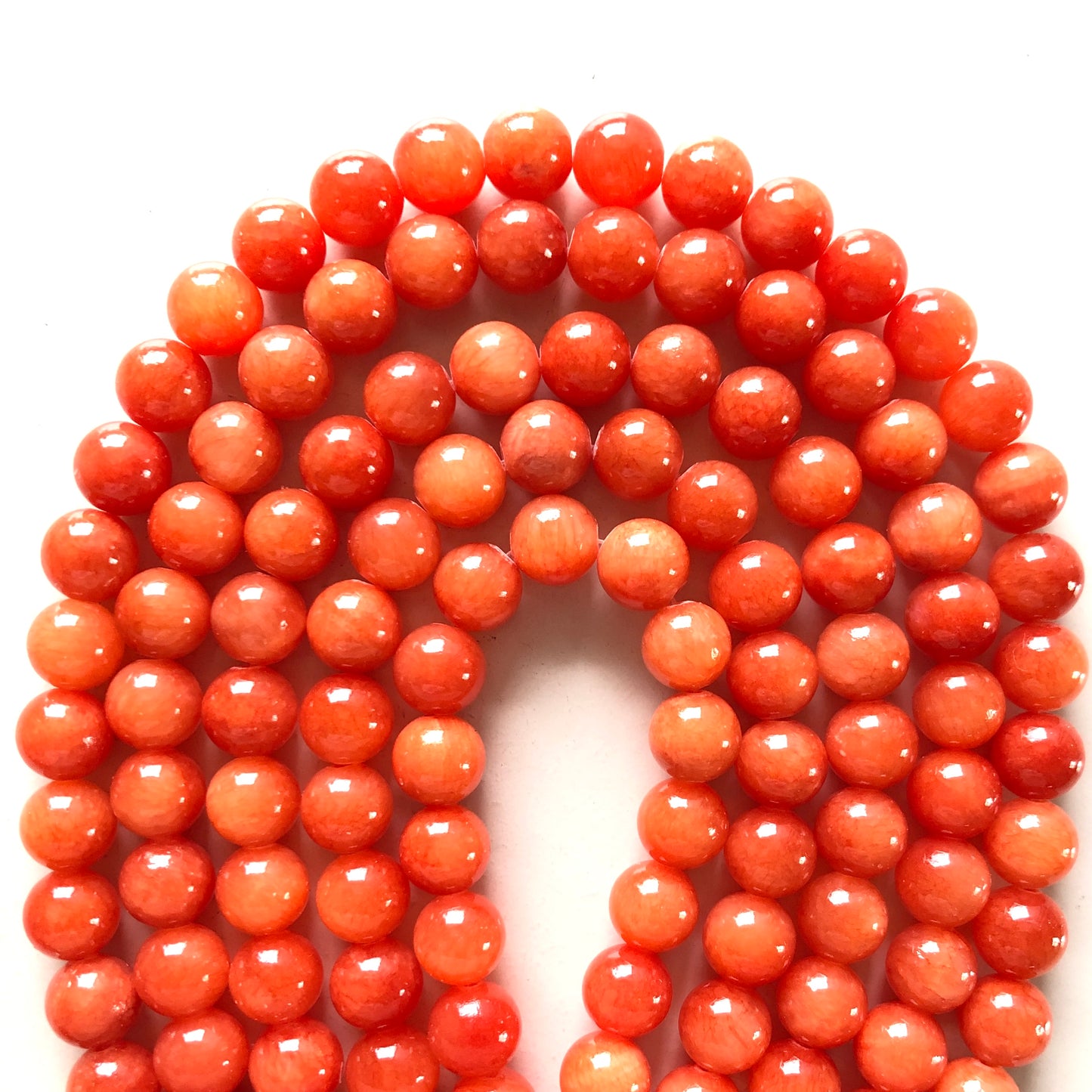 2 Strands/lot 10mm Multicolors Solid Colors Jade Stone Round Beads Orange Stone Beads New Beads Arrivals Round Jade Beads Charms Beads Beyond