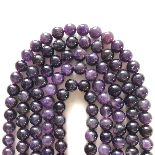 2 Strands/lot 10mm Amethyst Stone Round Beads Stone Beads New Beads Arrivals Charms Beads Beyond
