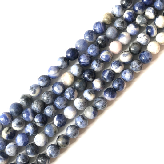 2 Strands/lot 10mm Blue Sodalite Round Stone Beads Stone Beads Other Stone Beads Charms Beads Beyond