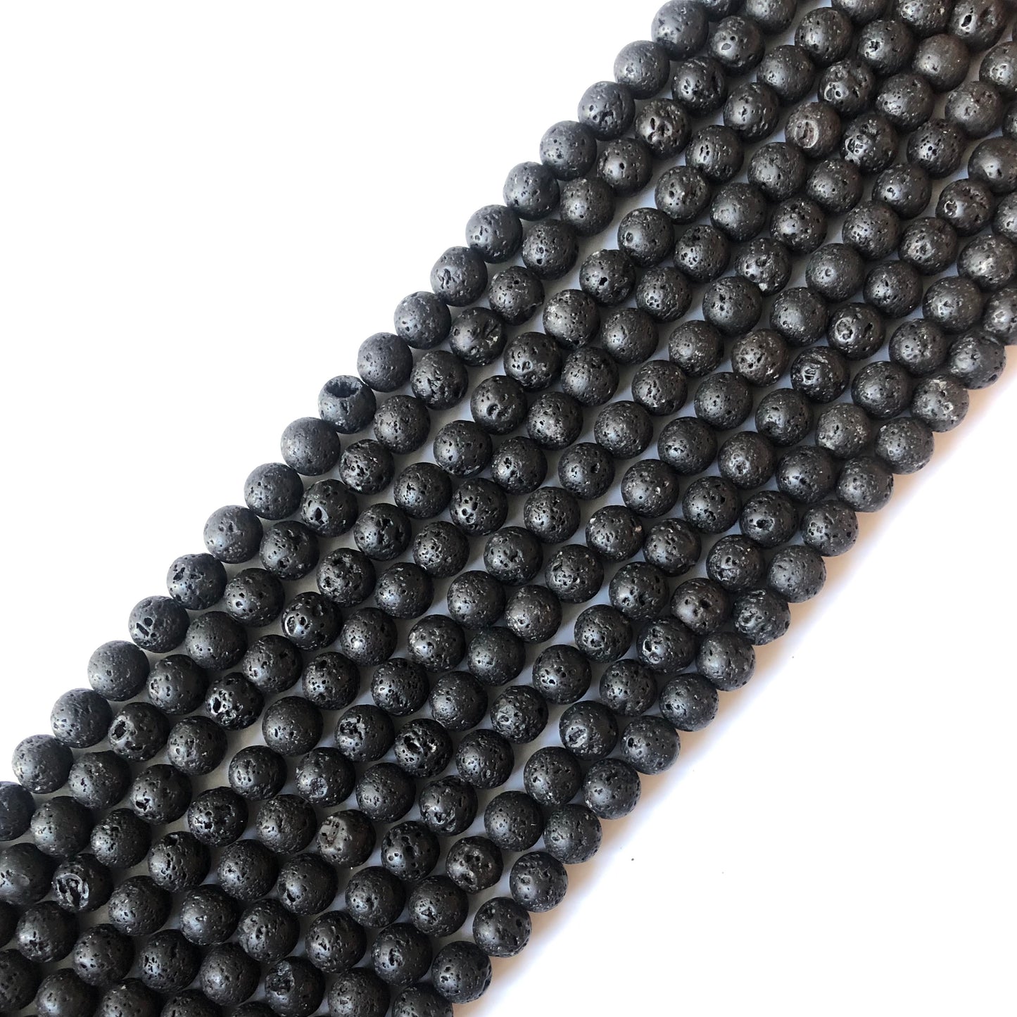 2 Strands/lot 8mm, 10mm Black Lava Round Stone Beads Stone Beads 8mm Stone Beads Other Stone Beads Charms Beads Beyond