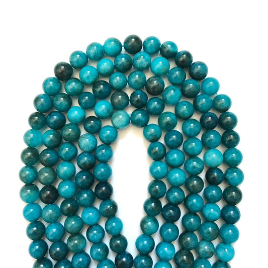 2 Strands/lot 10mm Blue Apatite Round Stone Beads Stone Beads New Beads Arrivals Other Stone Beads Charms Beads Beyond