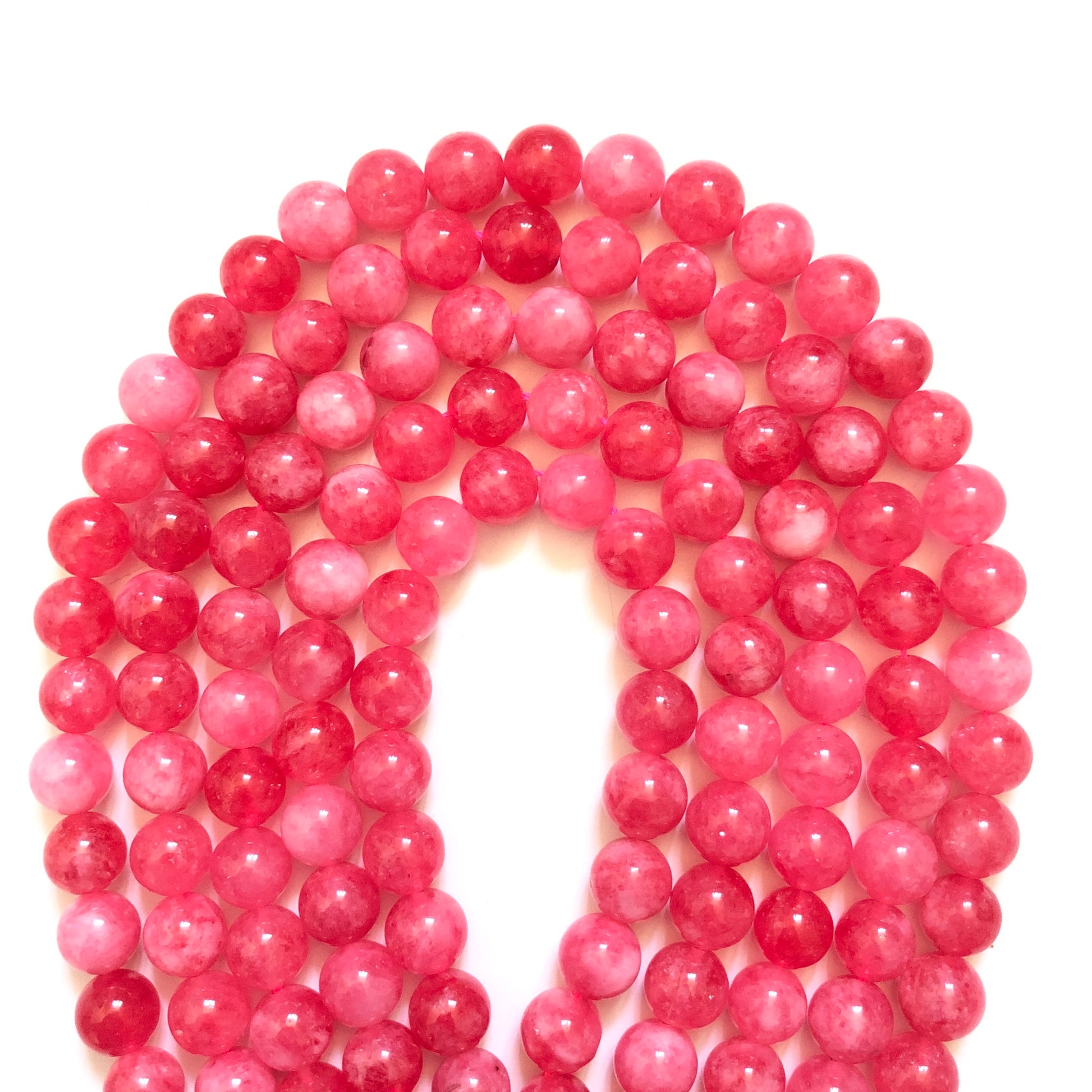 2 Strands/lot 10mm Multicolor Quartz Round Stone Beads Red Rhodochrosite Stone Beads New Beads Arrivals Other Stone Beads Charms Beads Beyond