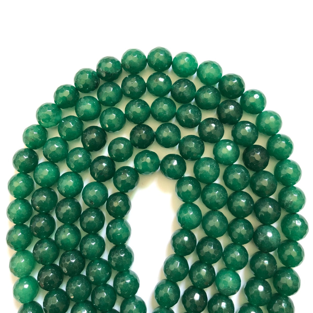 2 Strands/lot 12mm Green Faceted Jade Stone Beads Stone Beads 12mm Stone Beads Faceted Jade Beads New Beads Arrivals Charms Beads Beyond