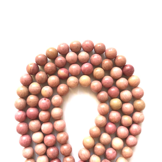 2 Strands/lot 10mm Pink Amazon Round Stone Beads Stone Beads Other Stone Beads Charms Beads Beyond